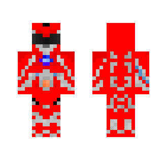 Red Power Ranger 2017 - Male Minecraft Skins - image 2