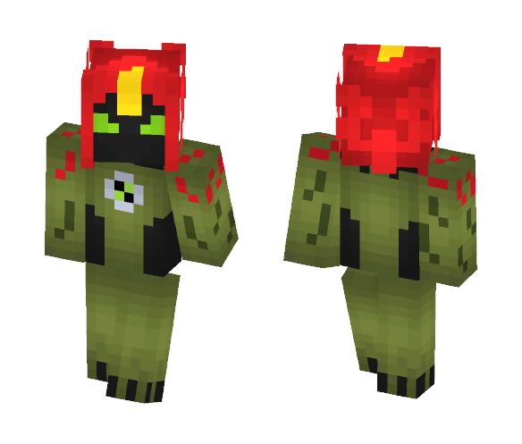 Swampfire - Ben 10 Alien Force - Male Minecraft Skins - image 1
