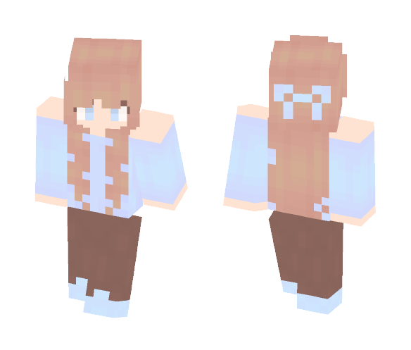 ~ ѕkч вluє - Female Minecraft Skins - image 1