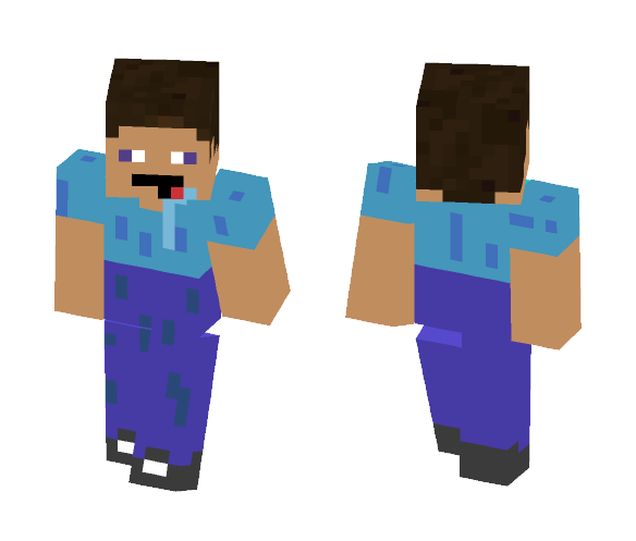 UPDATED Derp Steve - Male Minecraft Skins - image 1