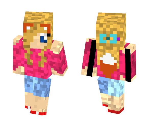 fox girl - Girl Minecraft Skins - image 1