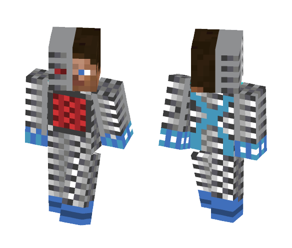 Robot Steve - Male Minecraft Skins - image 1