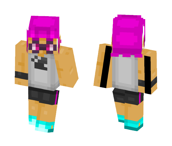 Splatoon 2 - Inkling Girl - Girl Minecraft Skins - image 1