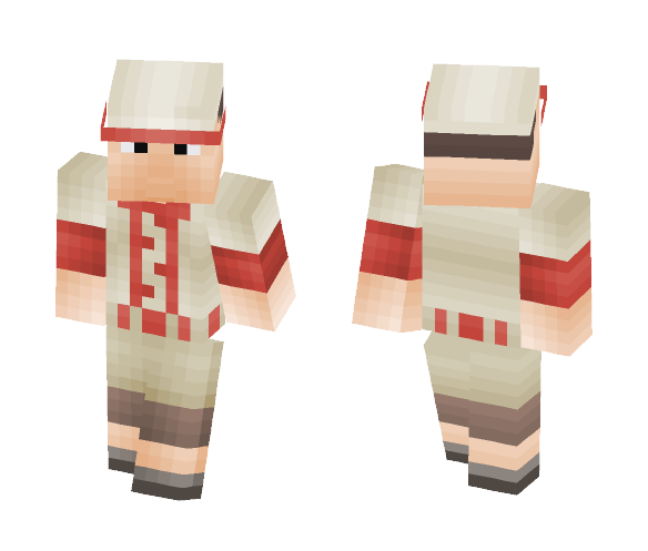 Baseball Uniform F4 - Male Minecraft Skins - image 1