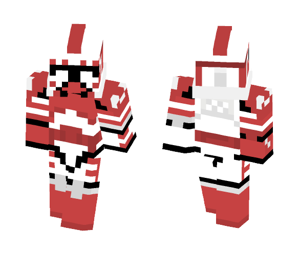 Wrathor - Red Mist Squadron - Comics Minecraft Skins - image 1
