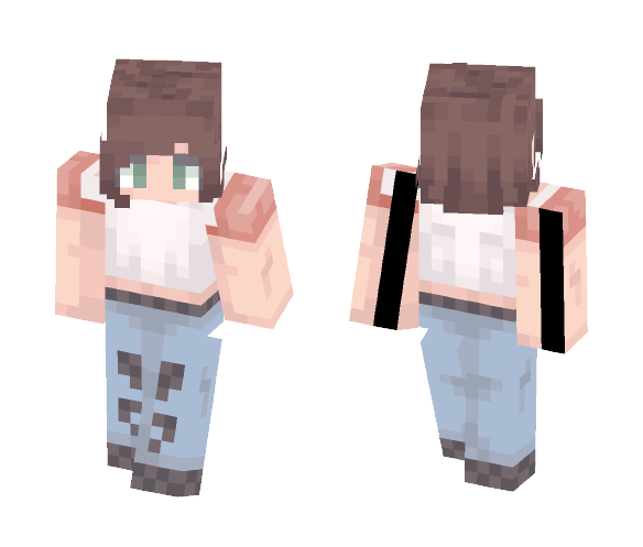 ; ok (drawing in desc) - Female Minecraft Skins - image 1