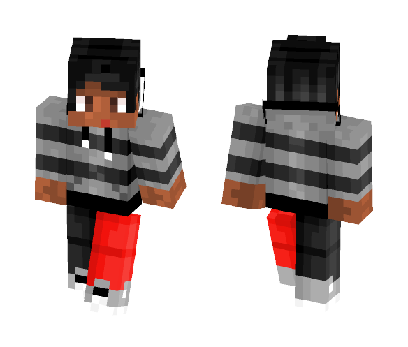 Boy with the striped shirt - Boy Minecraft Skins - image 1