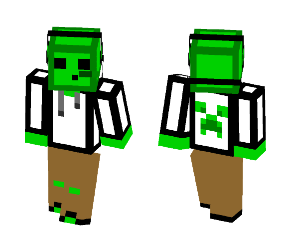 Neon Slime Gamer - Male Minecraft Skins - image 1