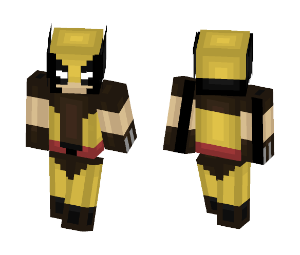 Wolverine (Brown And Yellow) - Male Minecraft Skins - image 1