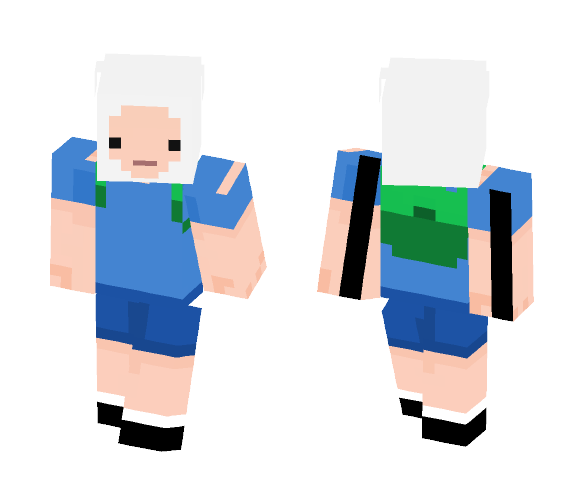 Finn the Human - Adventure Time - Male Minecraft Skins - image 1