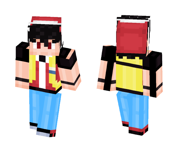 Trainer Red ~ ¨Pokémon Adventures - Male Minecraft Skins - image 1