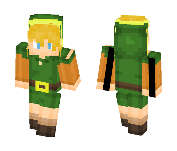Link ~ Zelda A Link to to Past - Male Minecraft Skins - image 1