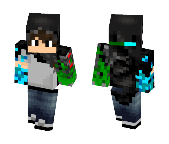 Flames - Male Minecraft Skins - image 1