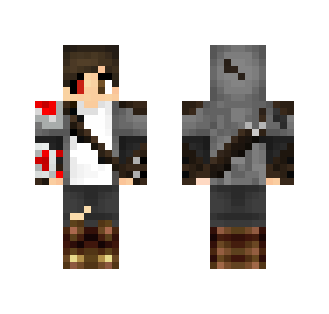 Gray hoodie - Male Minecraft Skins - image 2