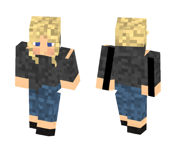 Blond and bold - Female Minecraft Skins - image 1