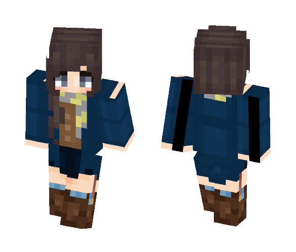 Newt Scamander - Female - Female Minecraft Skins - image 1