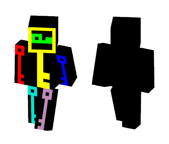 Rainbow_Key_Master - Male Minecraft Skins - image 1