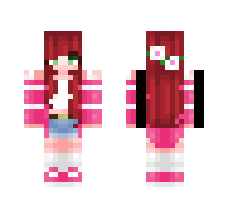 Pixel || A summer in pink - Female Minecraft Skins - image 2