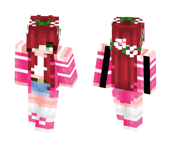 Pixel || A summer in pink - Female Minecraft Skins - image 1