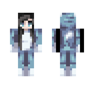 -Blue Onesie- - Female Minecraft Skins - image 2
