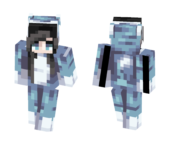 -Blue Onesie- - Female Minecraft Skins - image 1