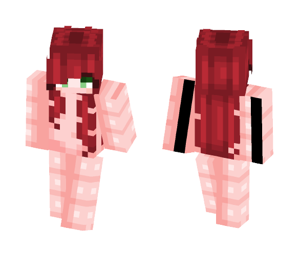 Pixel || Red Cherrys - Female Minecraft Skins - image 1