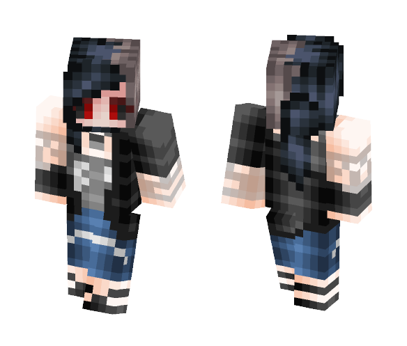 Uta - Tokyo Ghoul (Gender bend idk) - Female Minecraft Skins - image 1