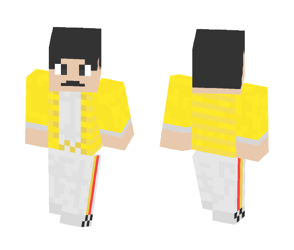 Freddie Mercury - Male Minecraft Skins - image 1