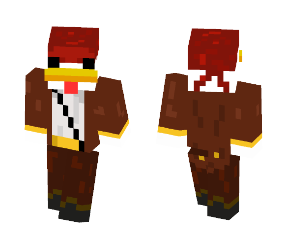 Pirate Chicken - Male Minecraft Skins - image 1