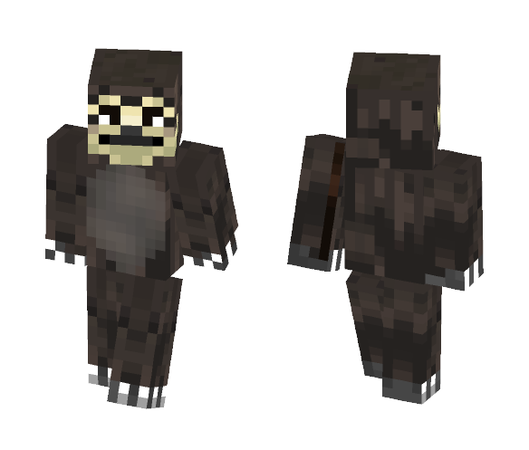 Sloth - Male Minecraft Skins - image 1