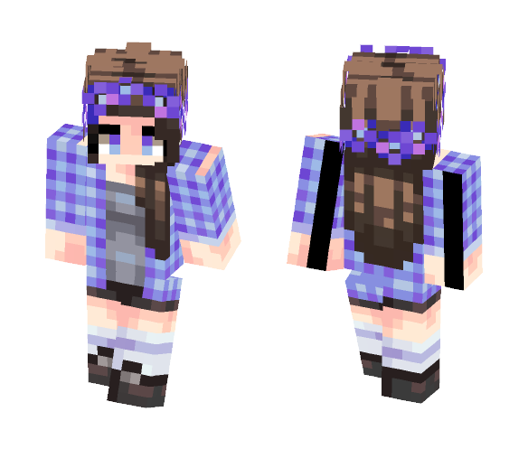 ♦ Champ des fleurs ♦ - Female Minecraft Skins - image 1