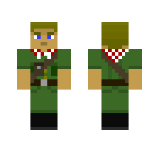 WW2 German Soldier (No Helmet) - Male Minecraft Skins - image 2