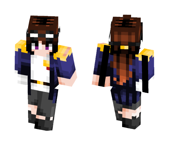 Capitan Girl - Girl Minecraft Skins - image 1