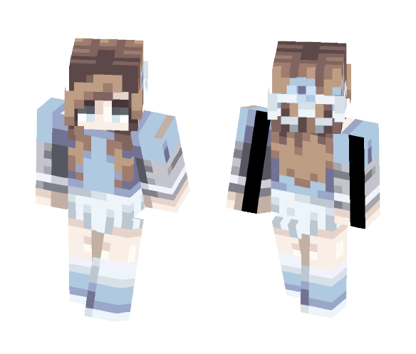 -Lighterblue- - Female Minecraft Skins - image 1