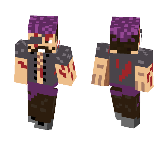 Bloody Pirate - Male Minecraft Skins - image 1