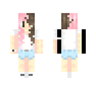 Two colored hair - Female Minecraft Skins - image 2
