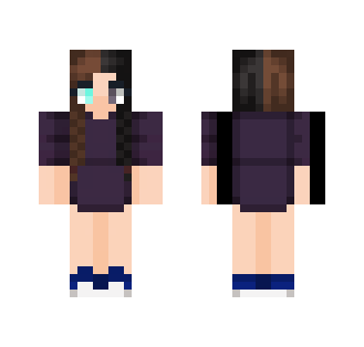 | ɹǝpɐɹ⊥| Brown or Black? - Female Minecraft Skins - image 2