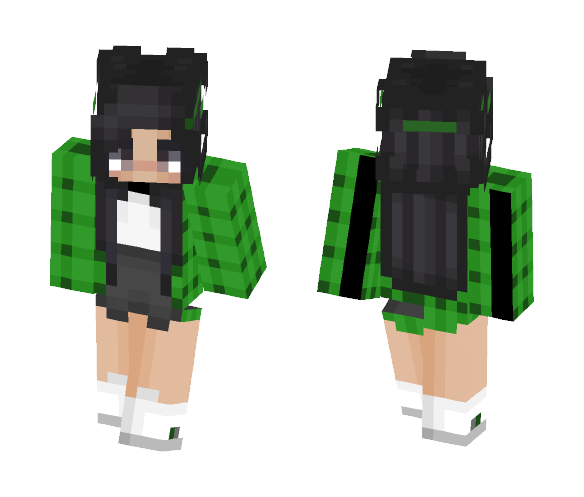 Slytherin Pride - Female Minecraft Skins - image 1