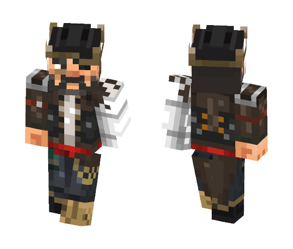 Captain Blackbeard - Male Minecraft Skins - image 1