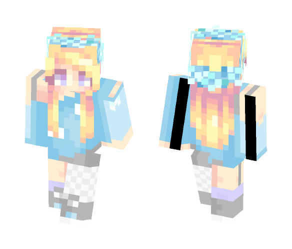 Stuck up in the Clouds - Female Minecraft Skins - image 1