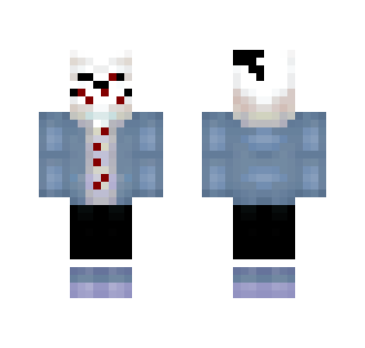 Sans the Skeleton (Horrortale) - Male Minecraft Skins - image 2