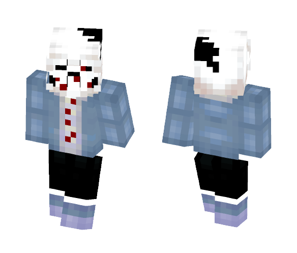 Sans the Skeleton (Horrortale) - Male Minecraft Skins - image 1