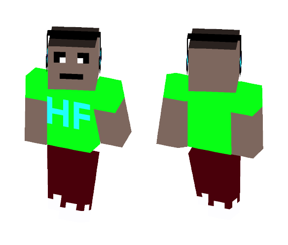 Download Cool Kid W Headphones Minecraft Skin For Free