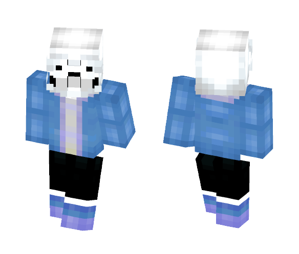 Sans the Skeleton (Undertale) - Male Minecraft Skins - image 1