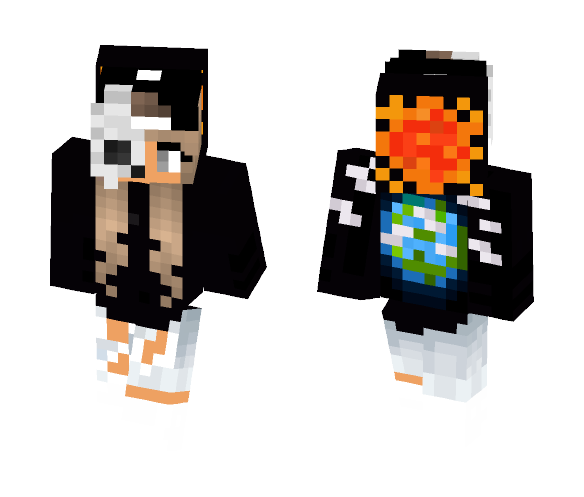 ✪[Earth girl]✪ - Female Minecraft Skins - image 1