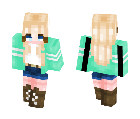 Pixel || I'm as fresh as a mint - Female Minecraft Skins - image 1