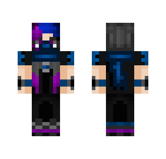 Purple and Blue Ninja girl - Girl Minecraft Skins - image 2