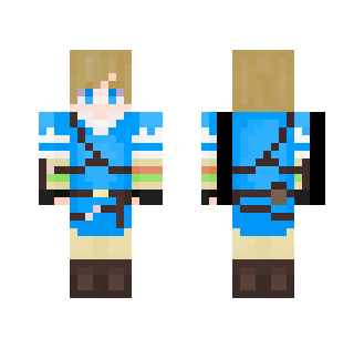 Link - Breath of the wild - Male Minecraft Skins - image 2