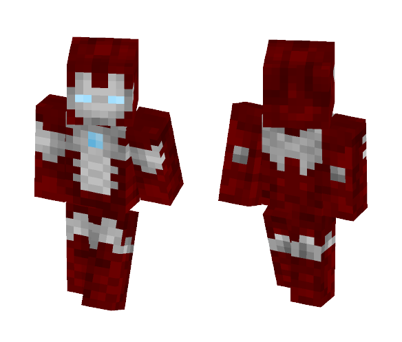 Iron Man (MK5) - Iron Man Minecraft Skins - image 1