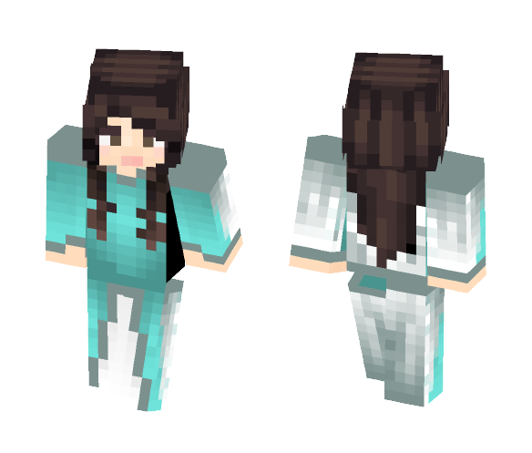 Astrid Baruch - White Cloak - Female Minecraft Skins - image 1